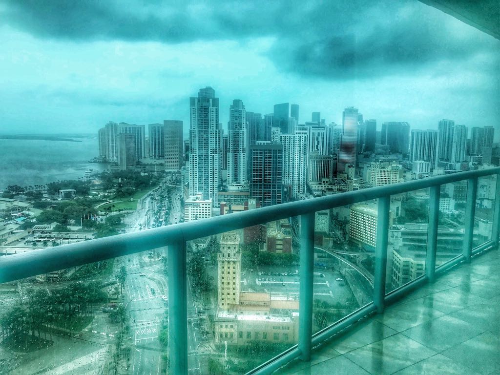 rainy day in Miami