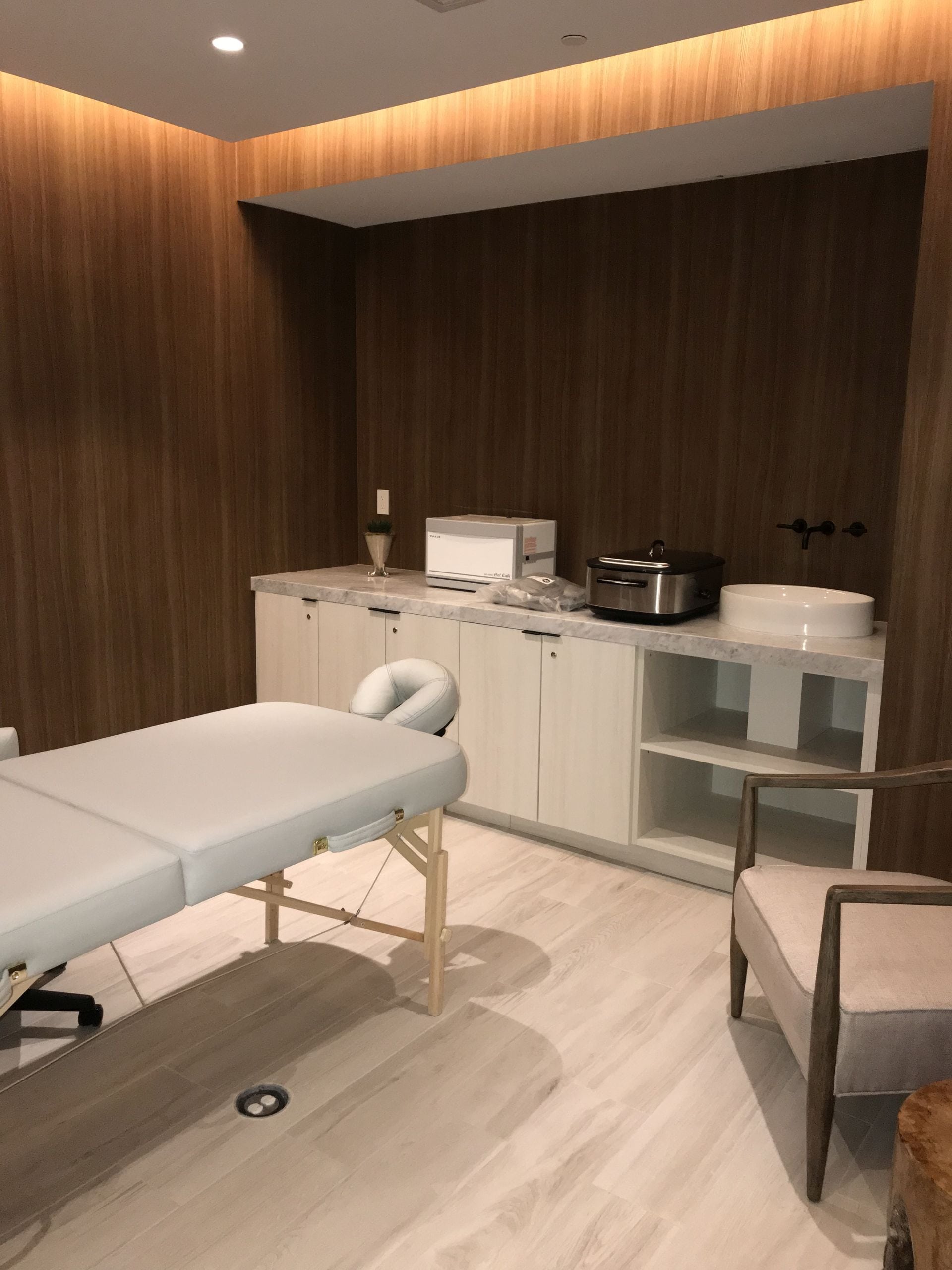 spa treatment room at park grove