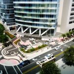Marina Blue valet drop-off area