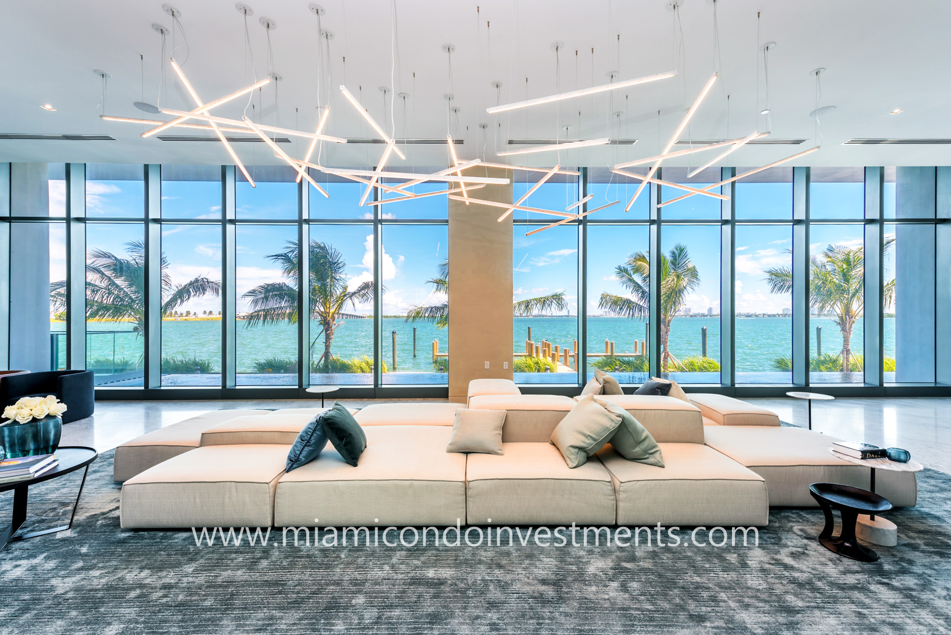 One Paraiso Miami lobby