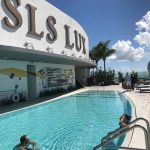 SLS Lux rooftop pool deck