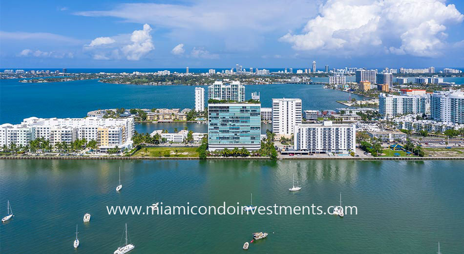 aerial view of Space 01 condominium