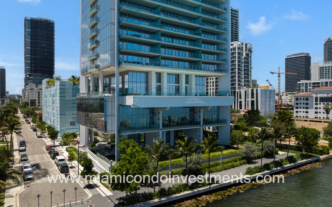 Missoni Baia drone angle of lower building exterior