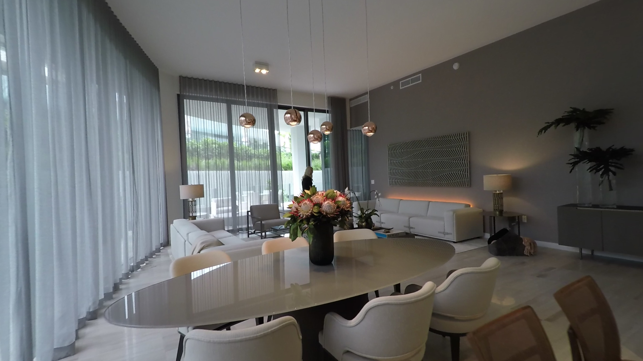 Two Park Grove unit 4D furnished by Artefacto