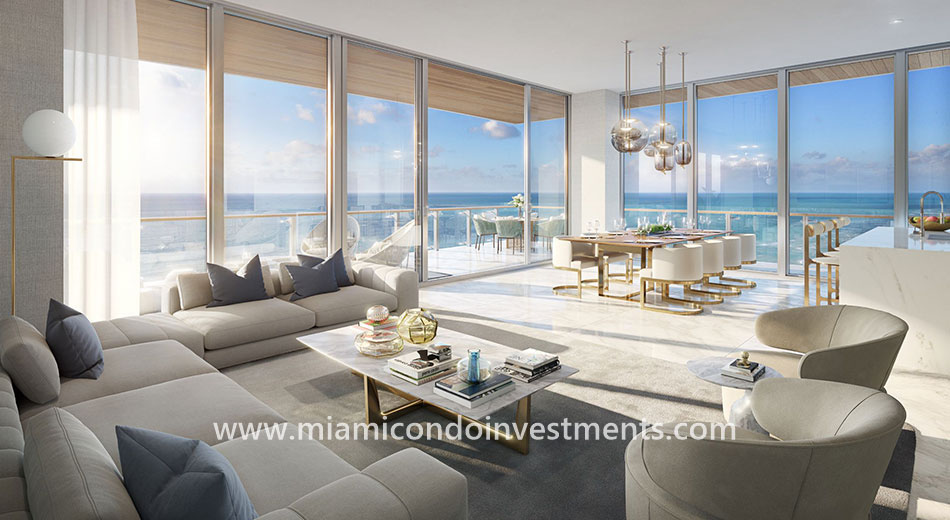 living room at 57 Ocean