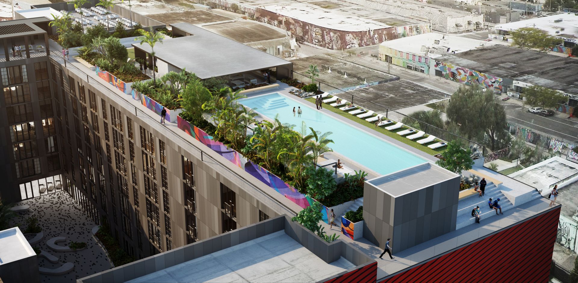 Wynwood 25 rooftop terrace Wynwood 25 rooftop terrace