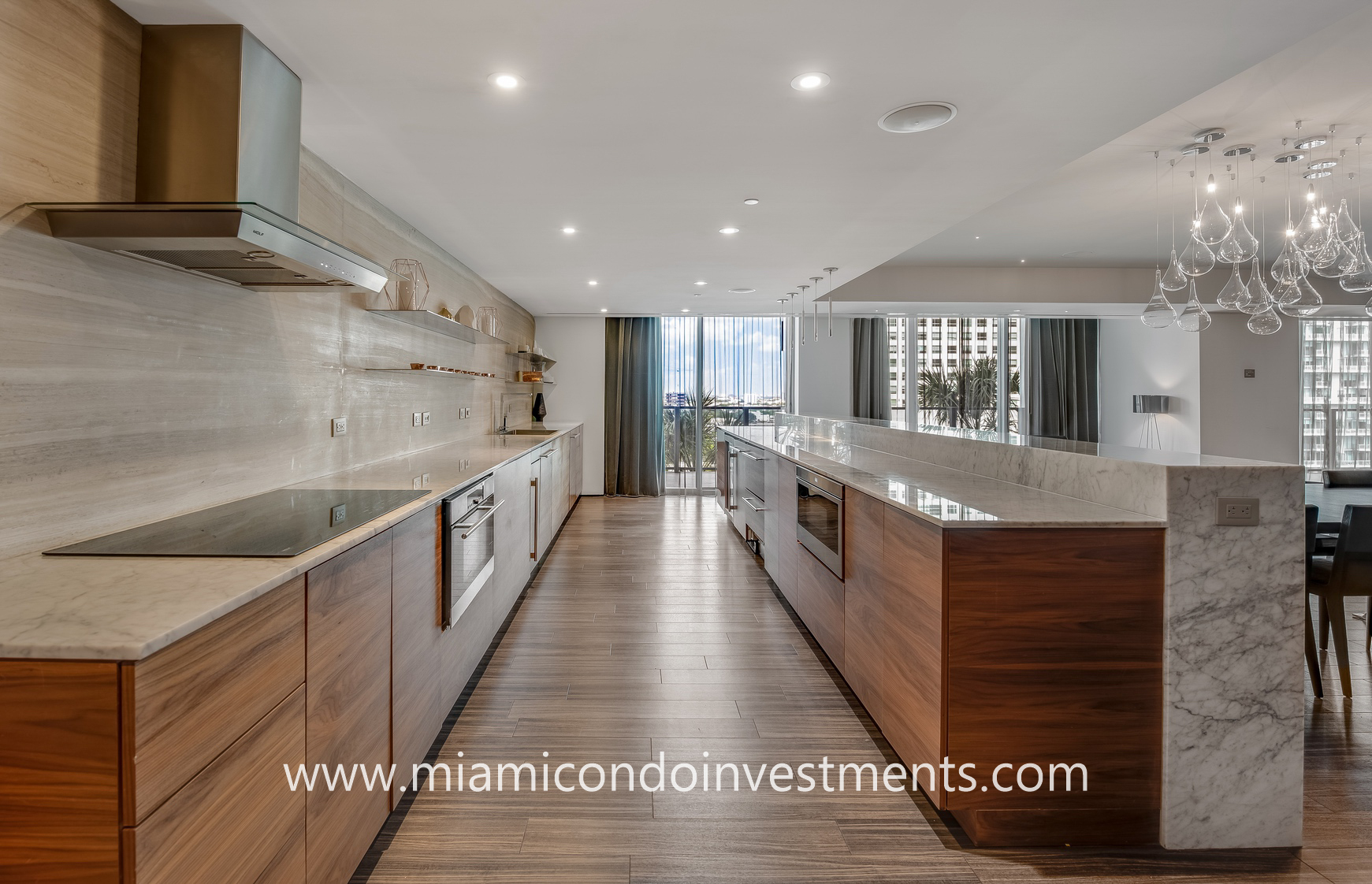 club room kitchen at Rise