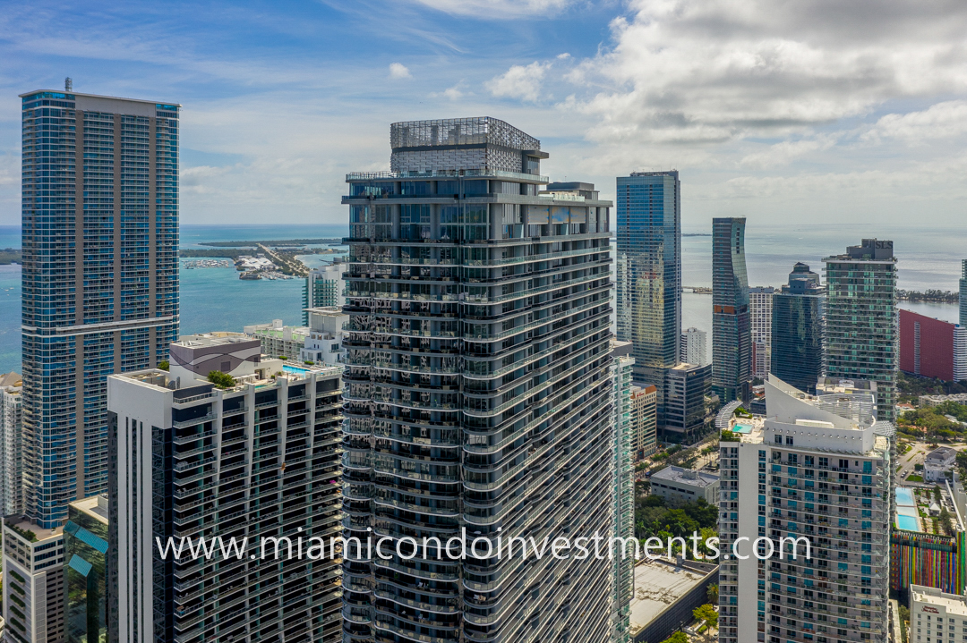 Brickell Flatiron aerial photo