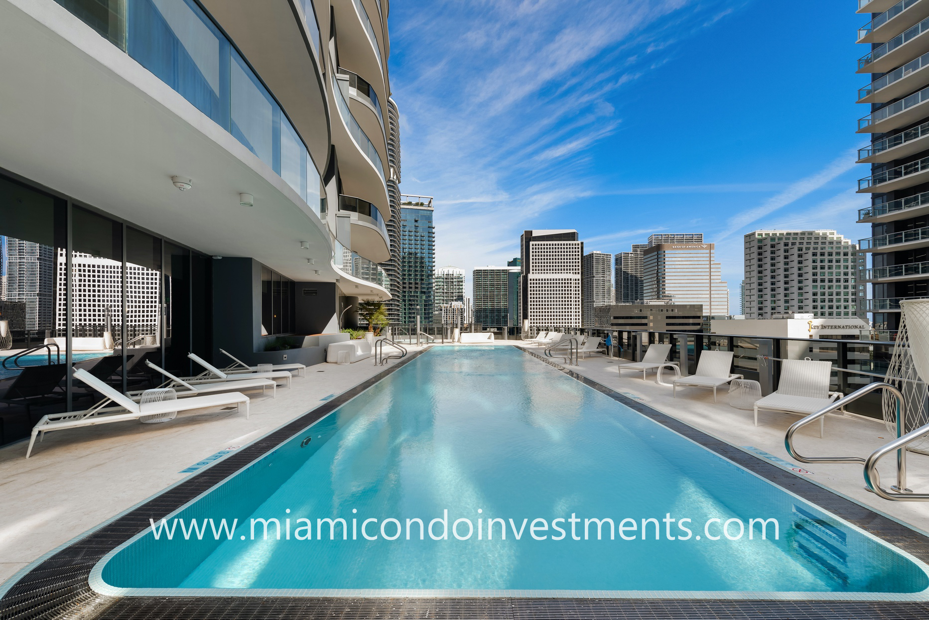 Brickell Flatiron lap pool