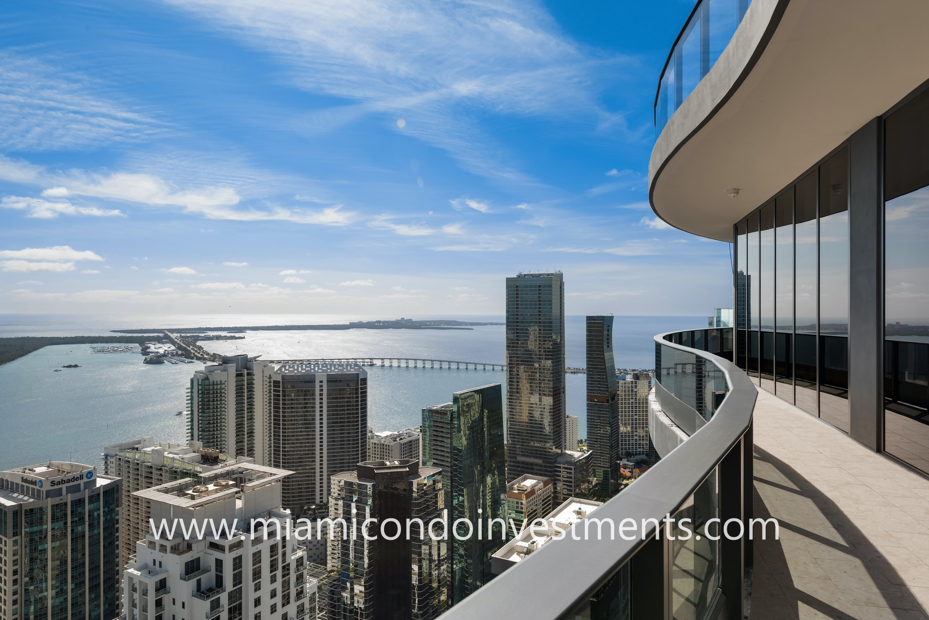 view east from Brickell Flatiron