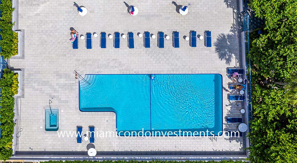 Champlain Towers North pool deck