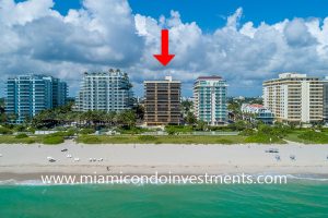 The Waves condominium in Surfside Florida