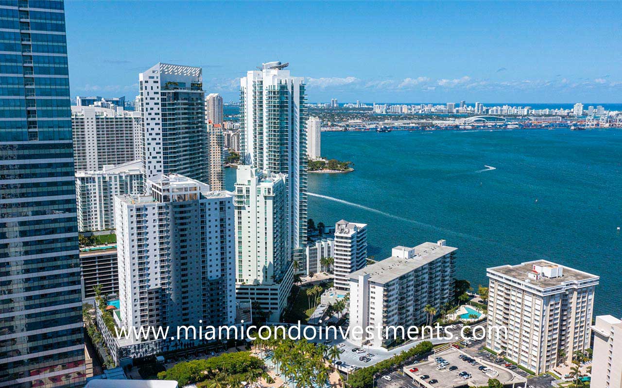 Fortune House in the Brickell skyline