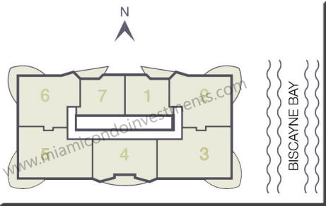 23 Biscayne Bay site plan