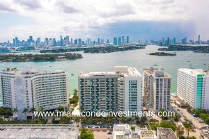 Water views from Mirador 1200 condos