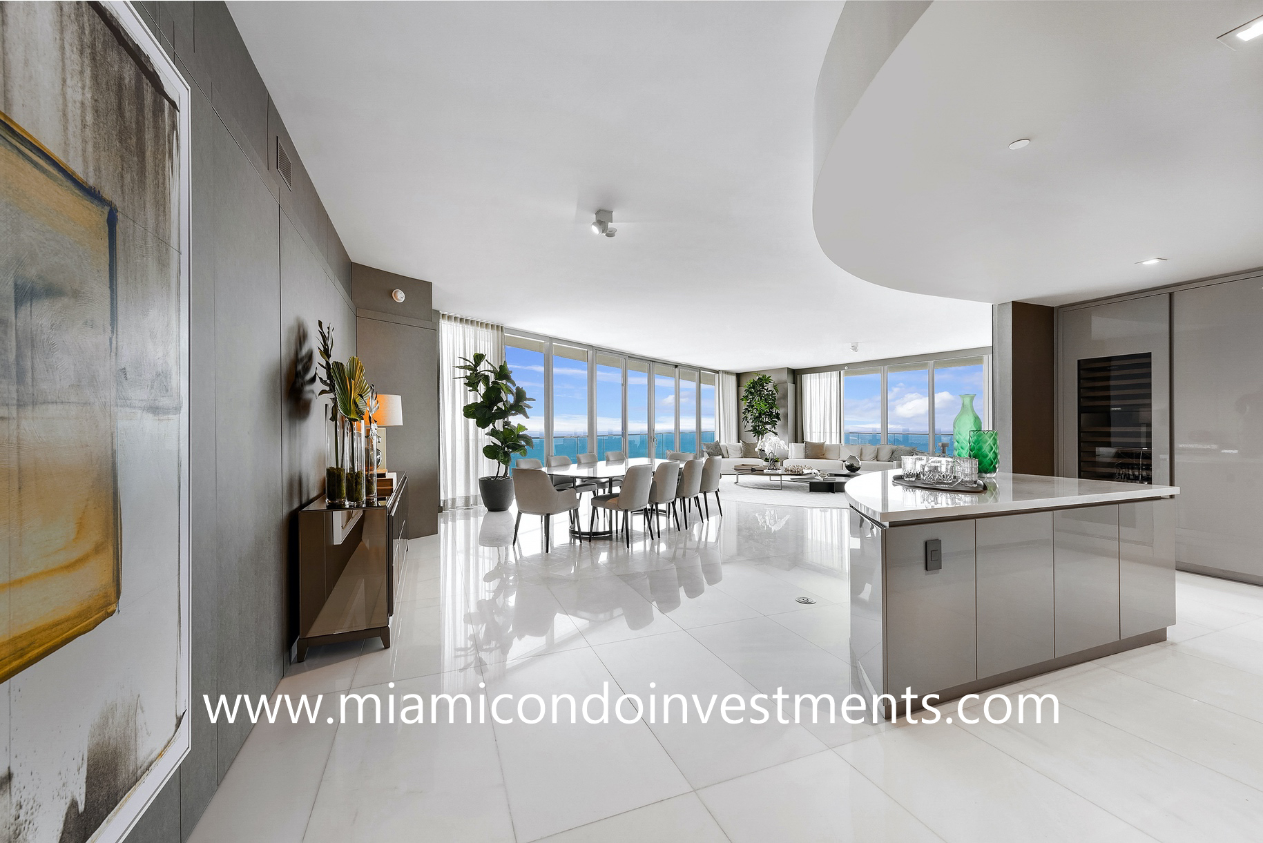 Four-bedroom model unit at Residences by Armani Casa Four-bedroom model unit at Residences by Armani Casa