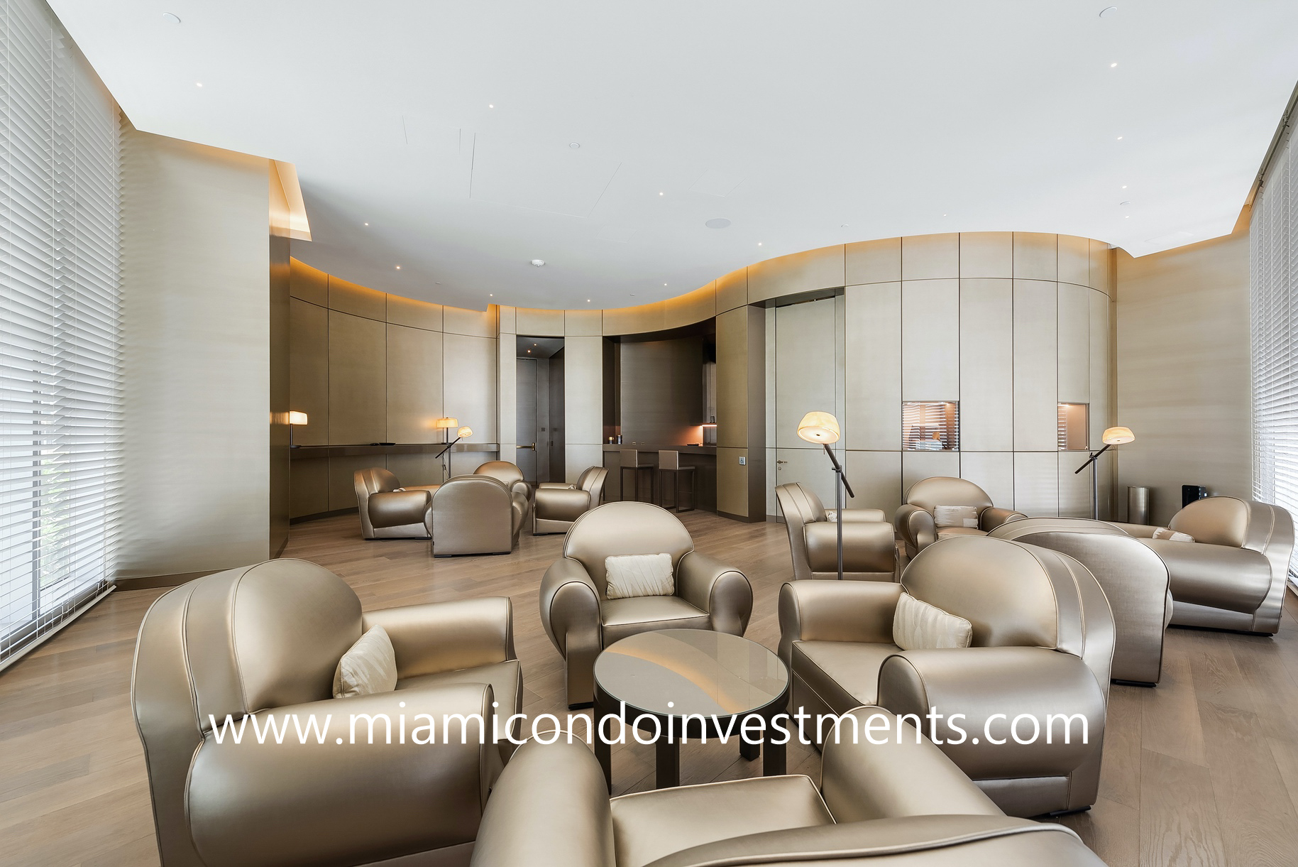 Armani Casa cigar room cigar room at Armani Casa Residences