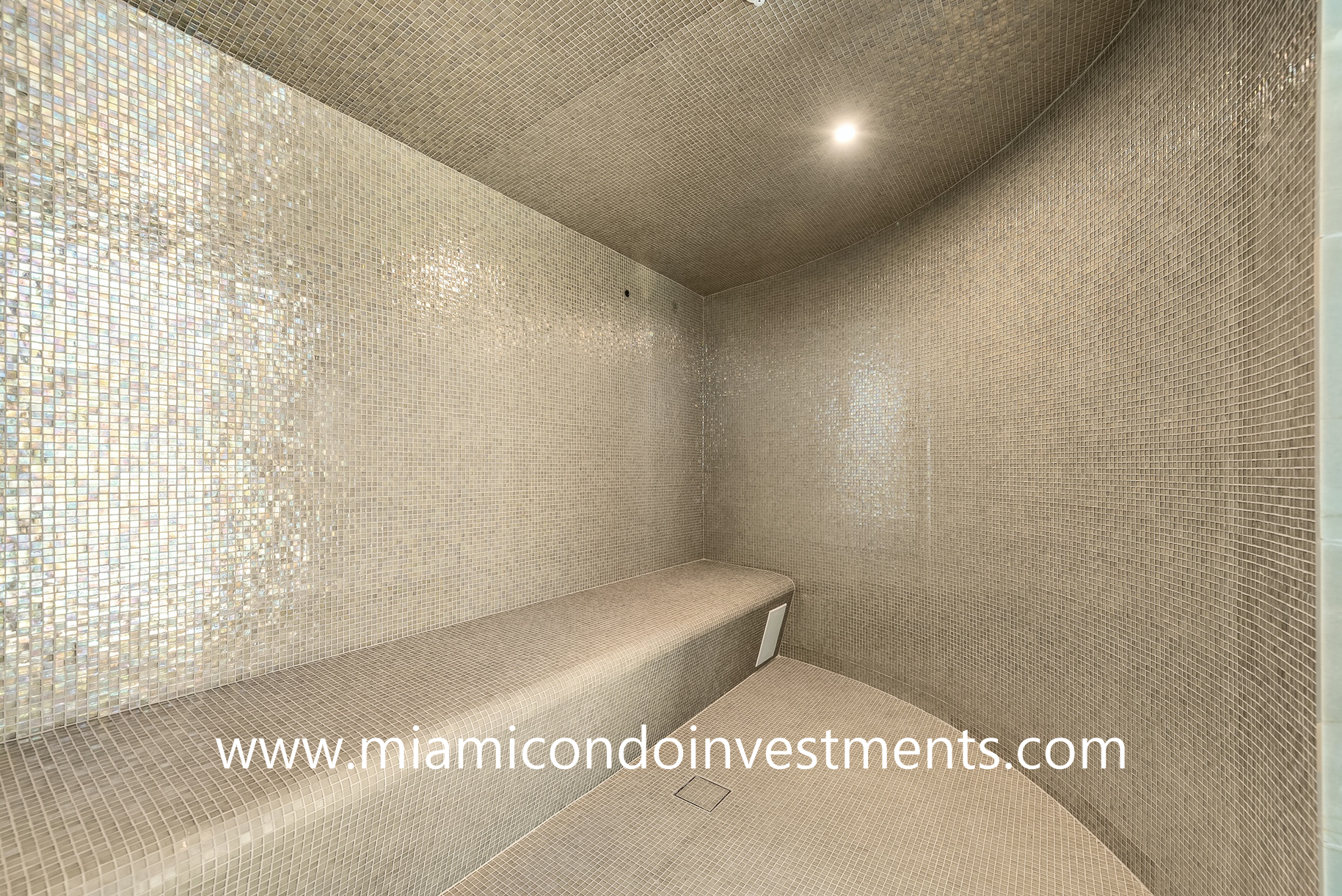 Armani Casa steam room steam room at Armani Casa Residences