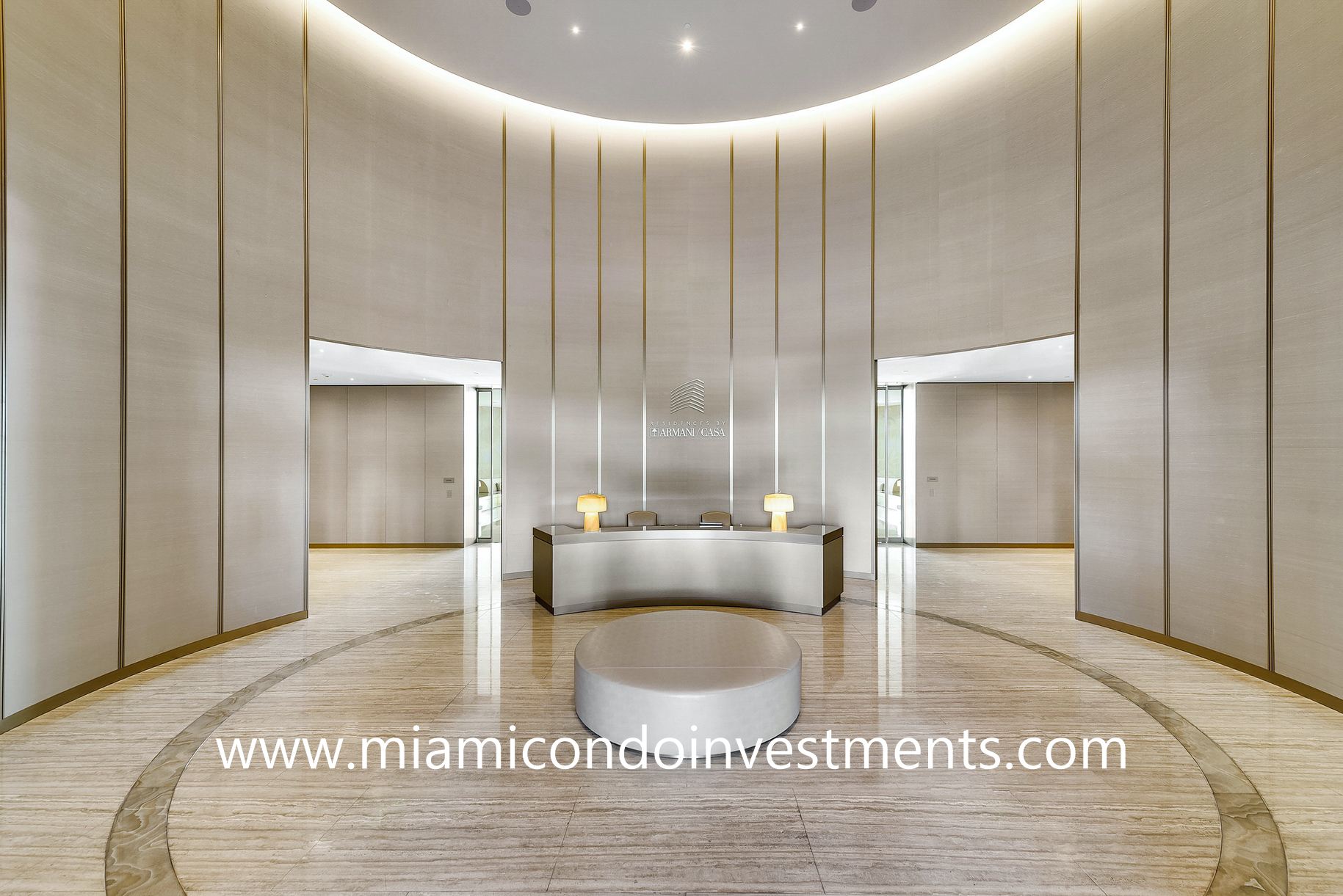 Armani Casa lobby Residences by Armani Casa lobby