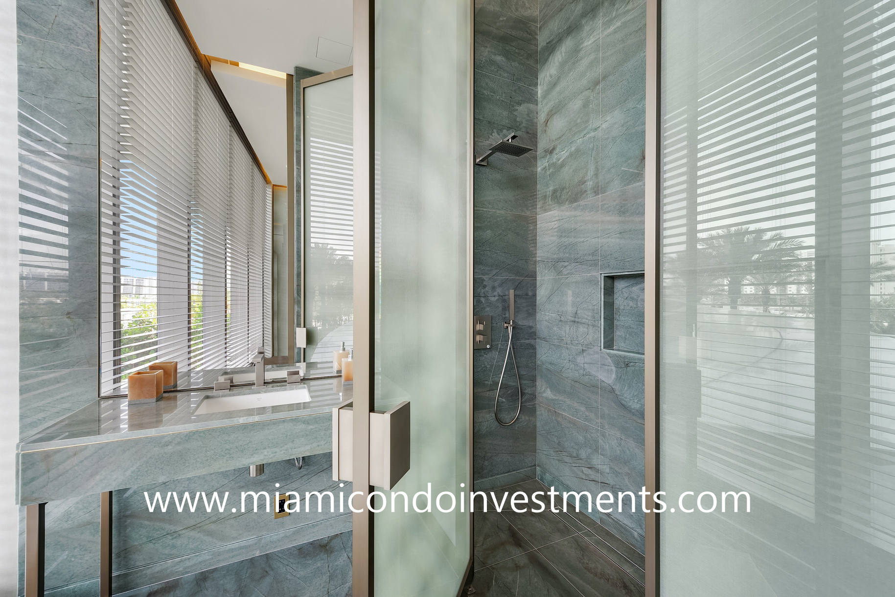 Armani Casa treatment room shower treatment room shower at Armani Casa