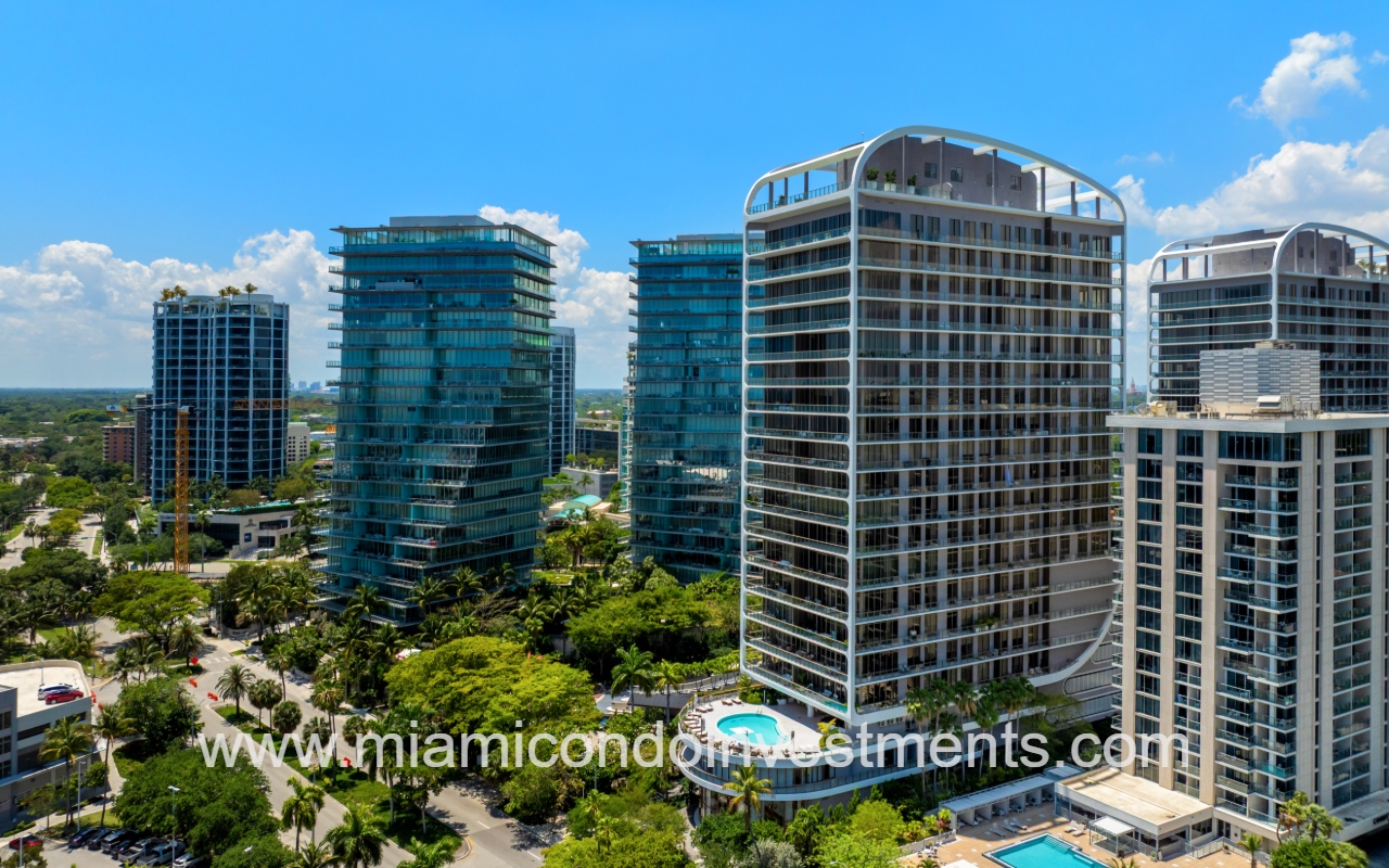 Mr. C Residences drone of building and area