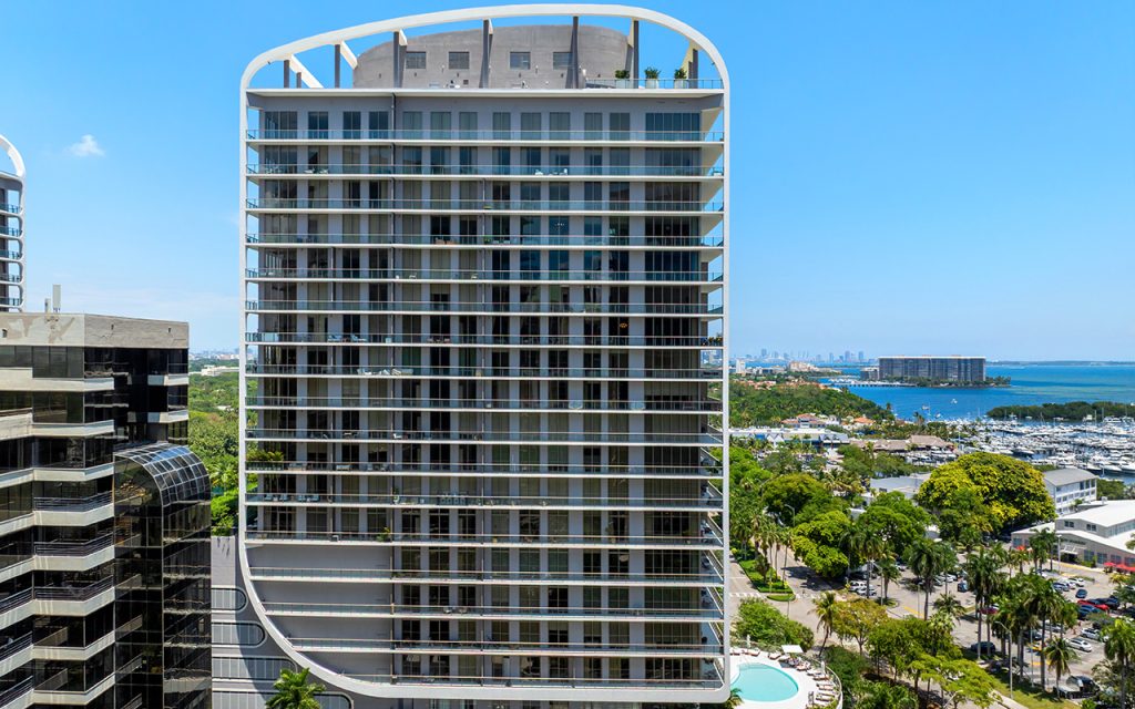 Mr. C Residences condos side of building