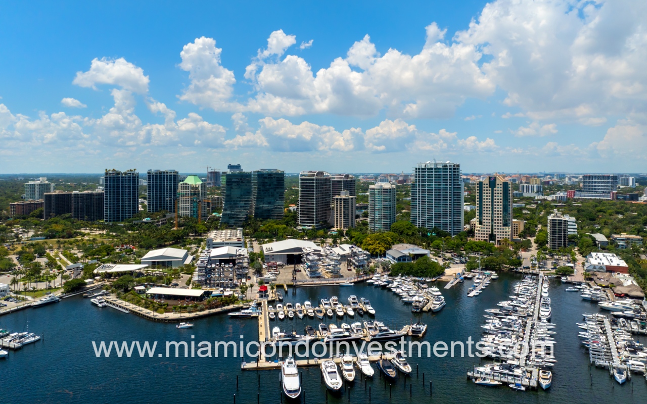 Mr. C Residences condos aerial full area view