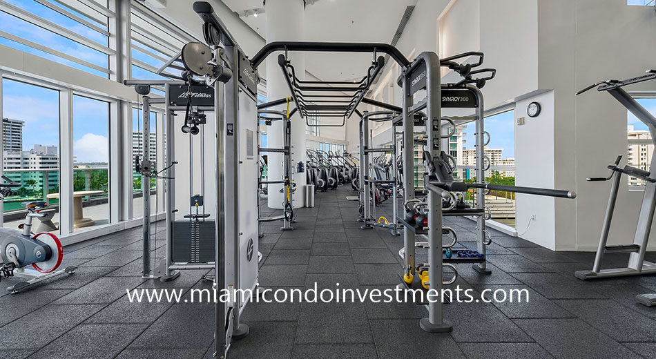 fitness center at Flamingo Point