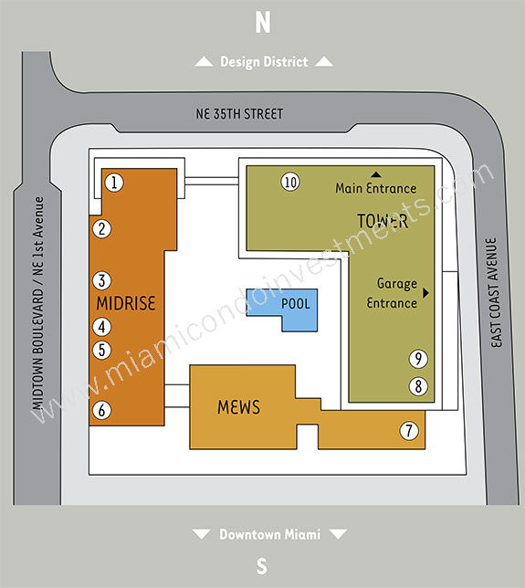 2 Midtown site plan