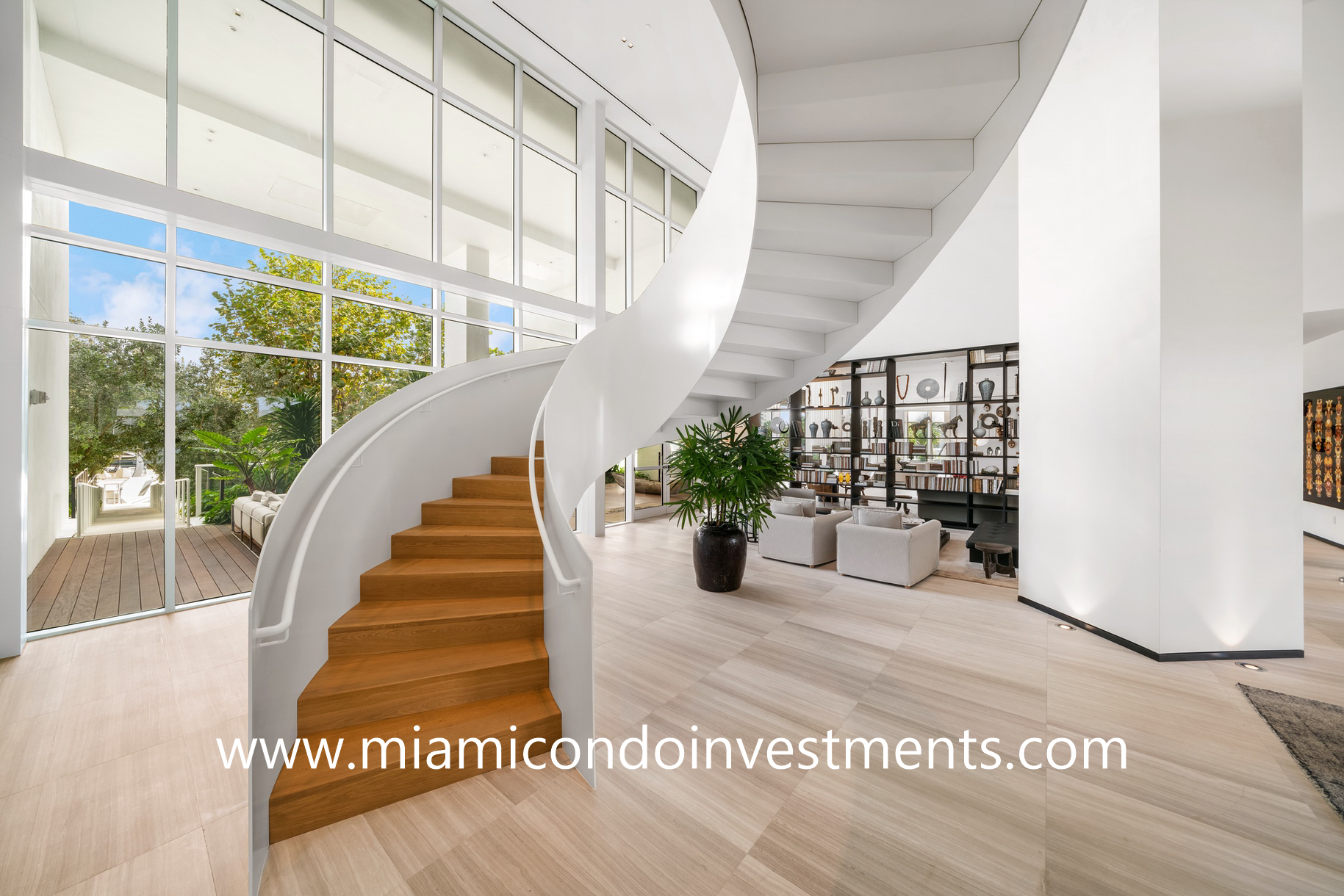 Ritz-Carlton Residences spiral staircase