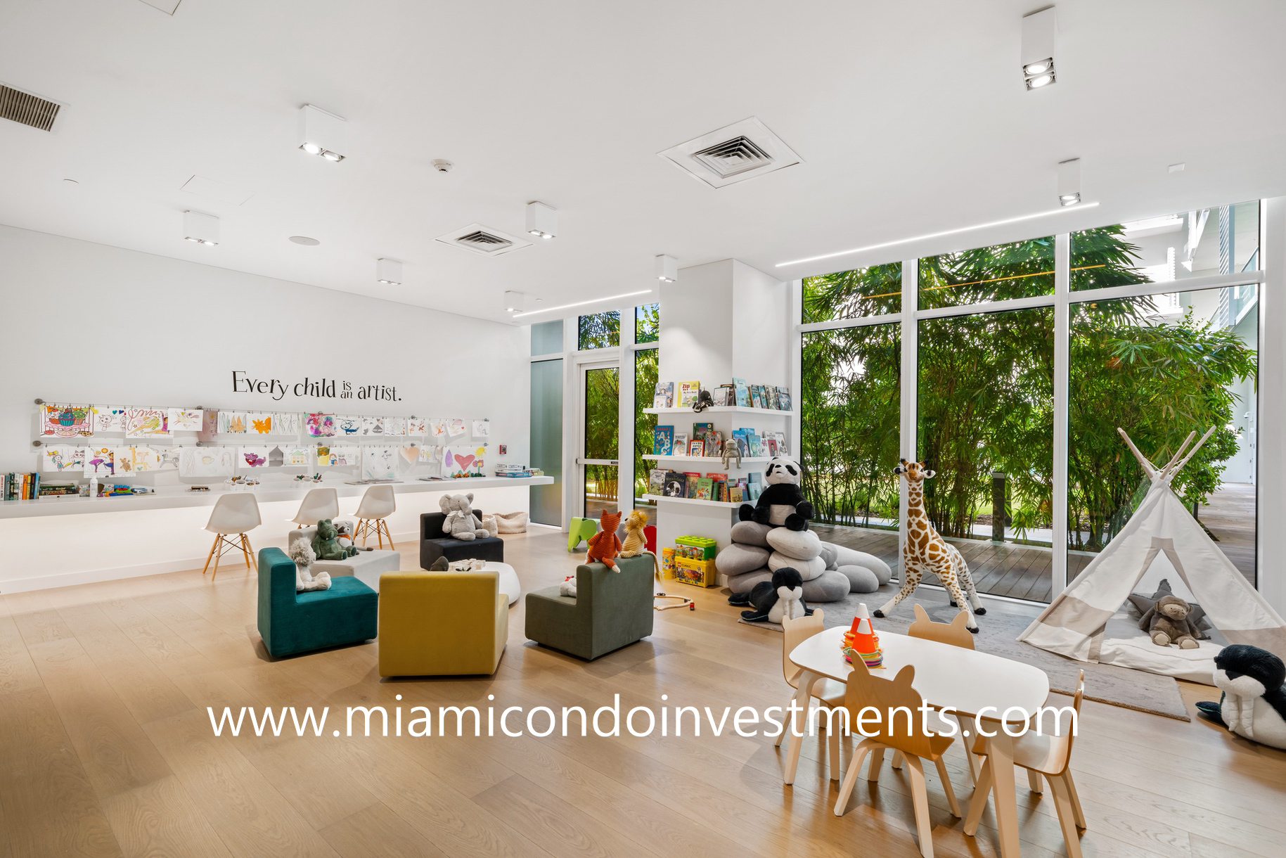 children's playroom at Ritz-Carlton Residences Miami Beach