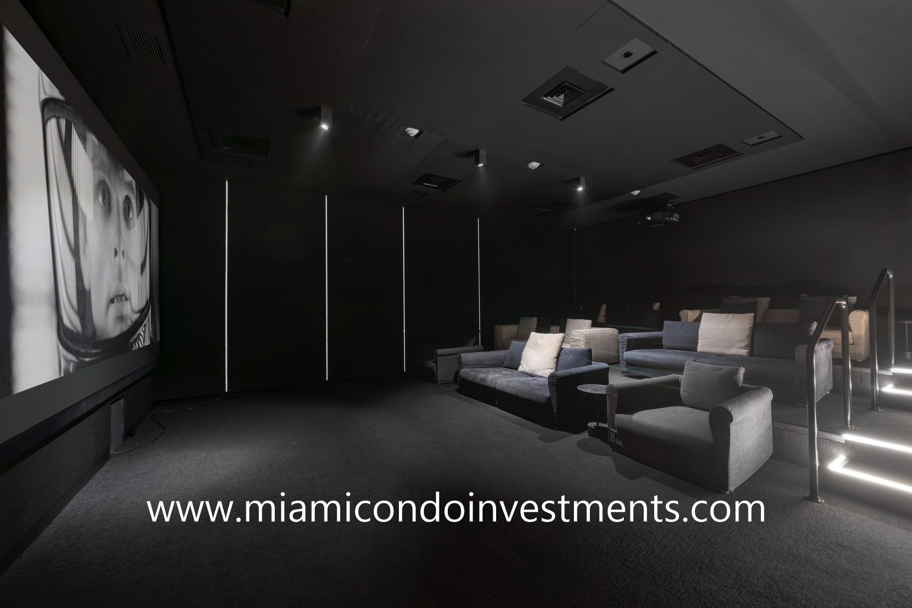 Ritz-Carlton Residences Miami Beach movie theater