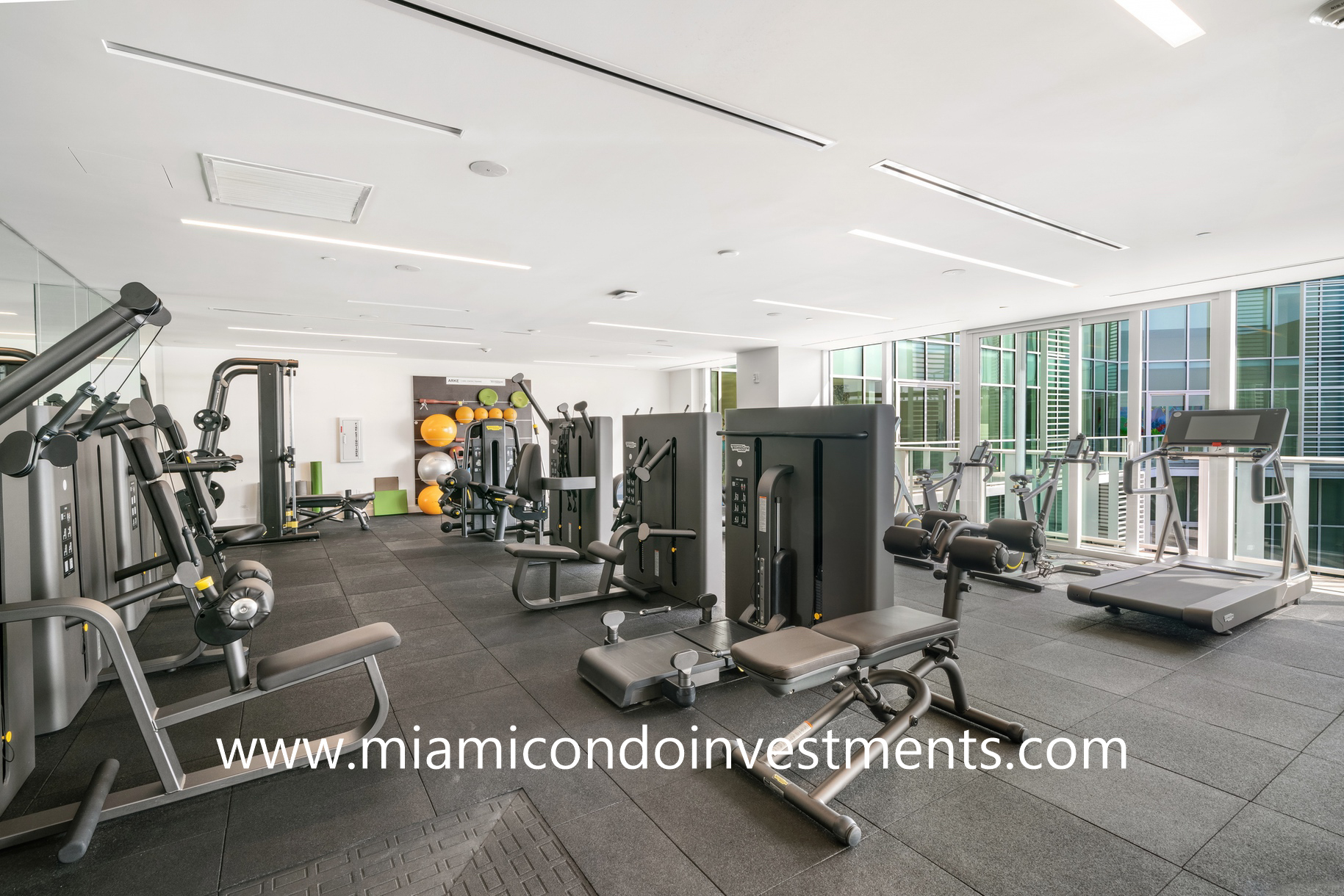 fitness center at Ritz-Carlton Residences Miami Beach