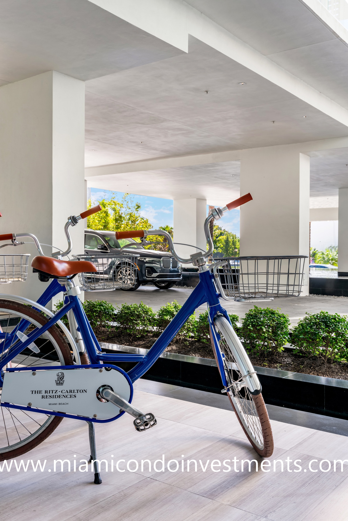 house bicycles at Ritz-Carlton Residences Miami Beach