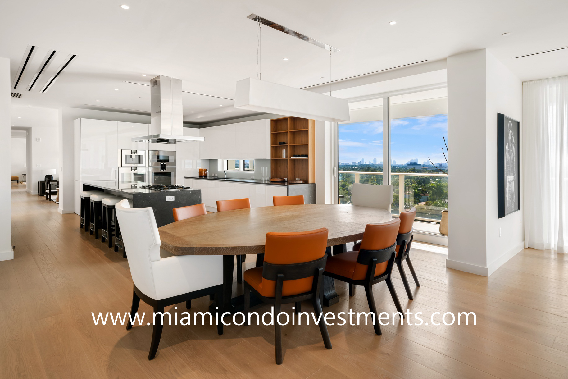 dining room and kitchen