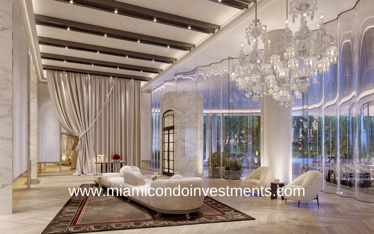 Baccarat Residences Miami Lobby