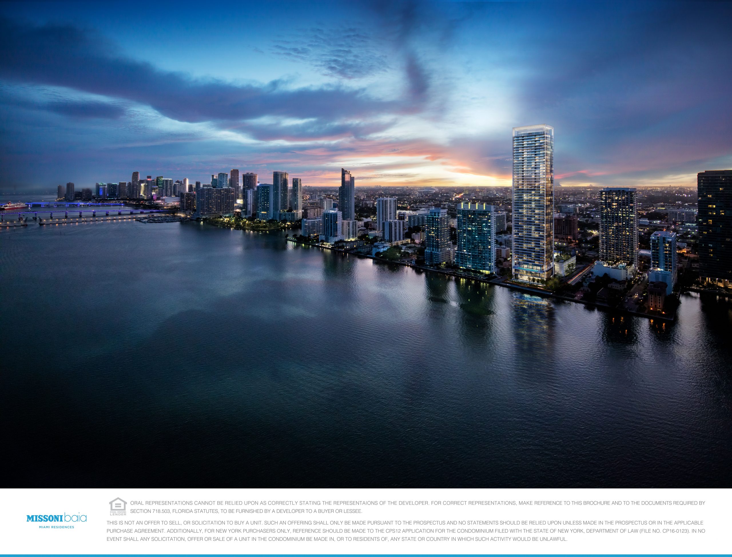 Skyline view at Missoni Baia in Miami.