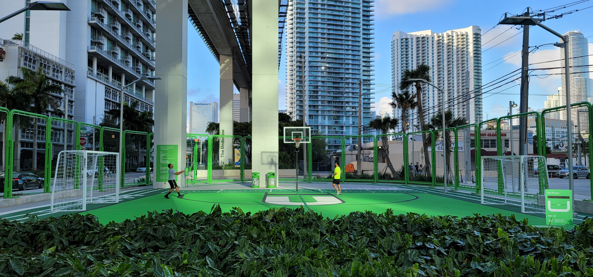The Underline Miami basketball court