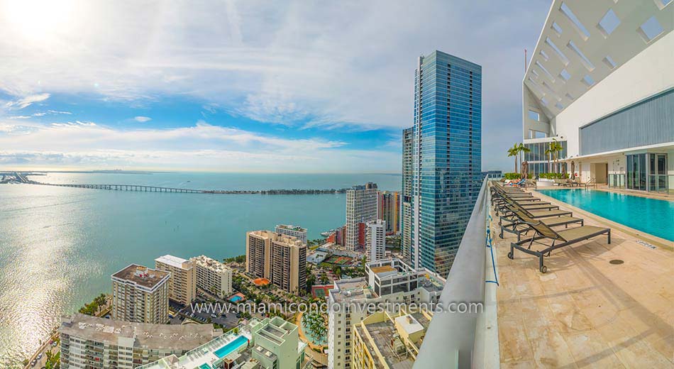 Brickell House Balcony View