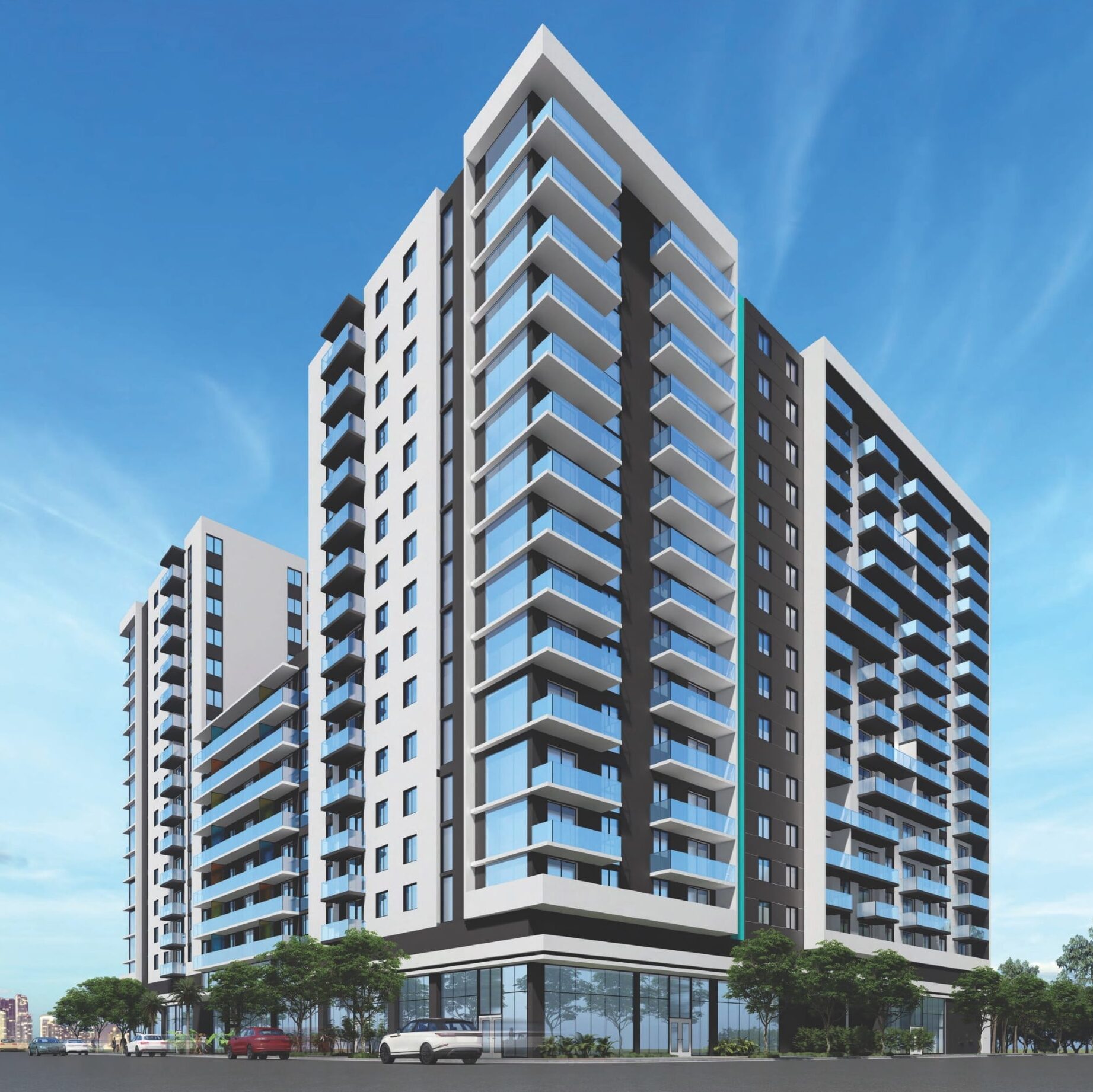 Rendering of the Urban22 Tower Rendering of the Urban22 Tower