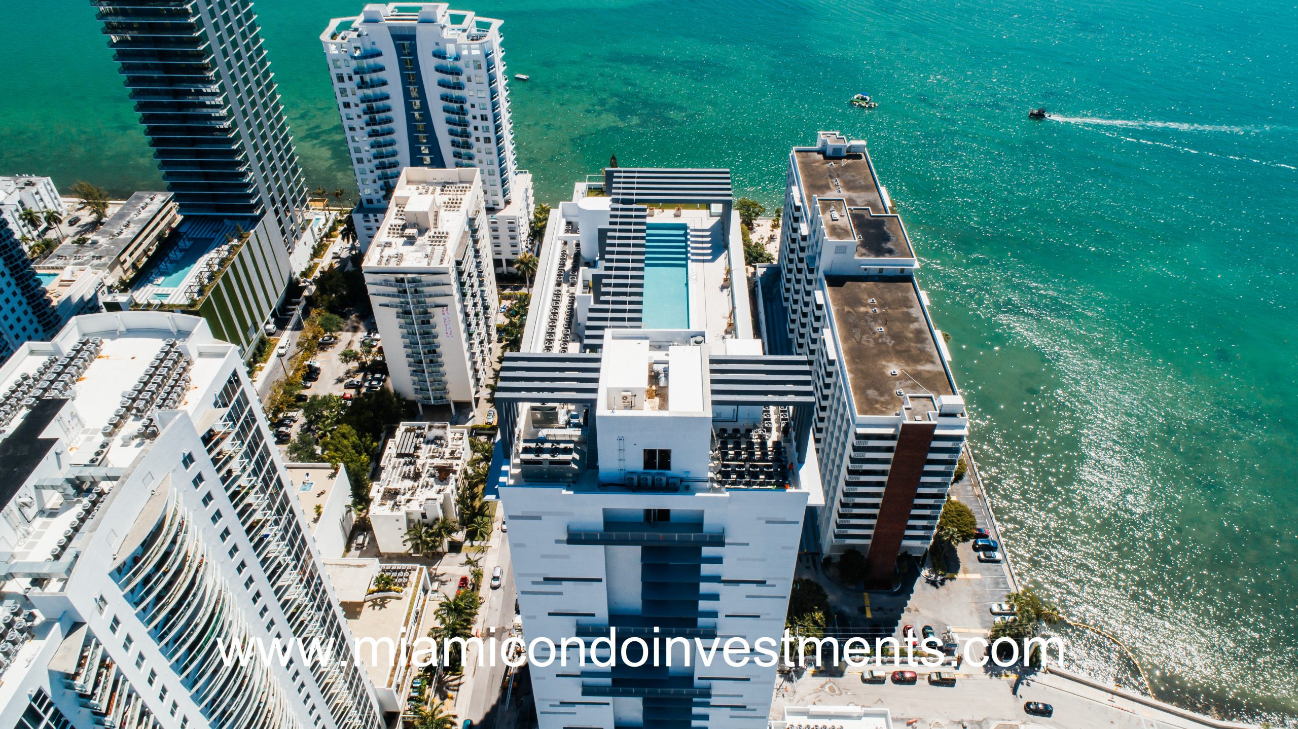 Modera Biscayne Bay Aerial View