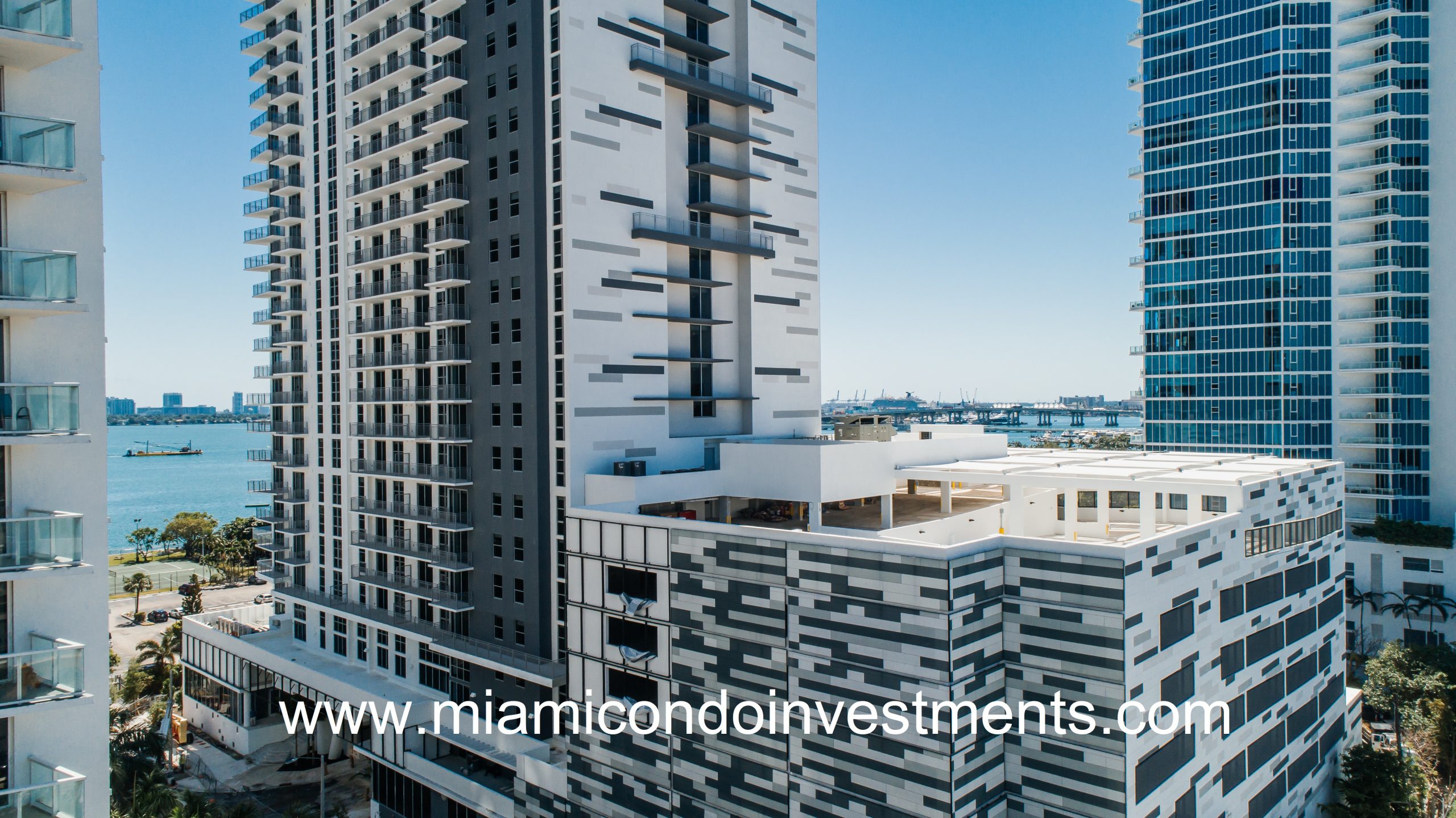 Modera Biscayne Bay Garage View Modera Biscayne Bay Garage View