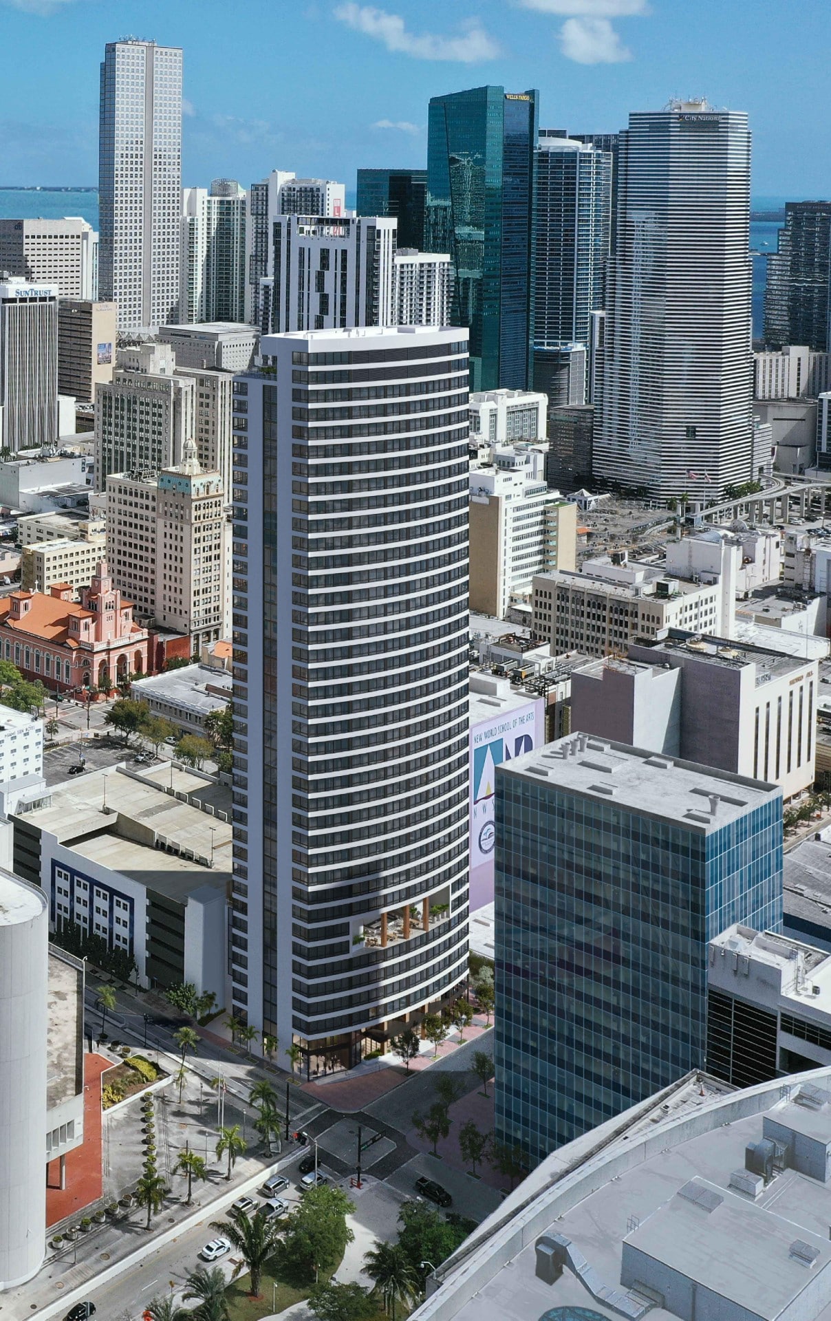 Rendering for the new 37-tower called The District.