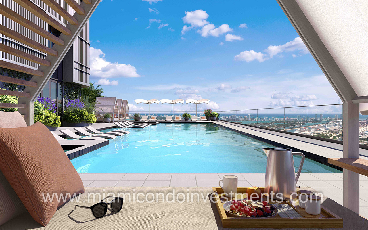 501 First pool cabana