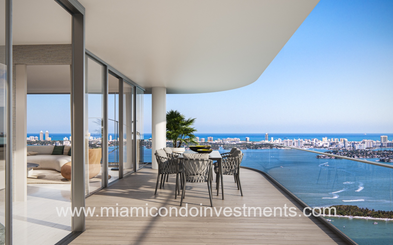 Aria Reserve North condo balcony
