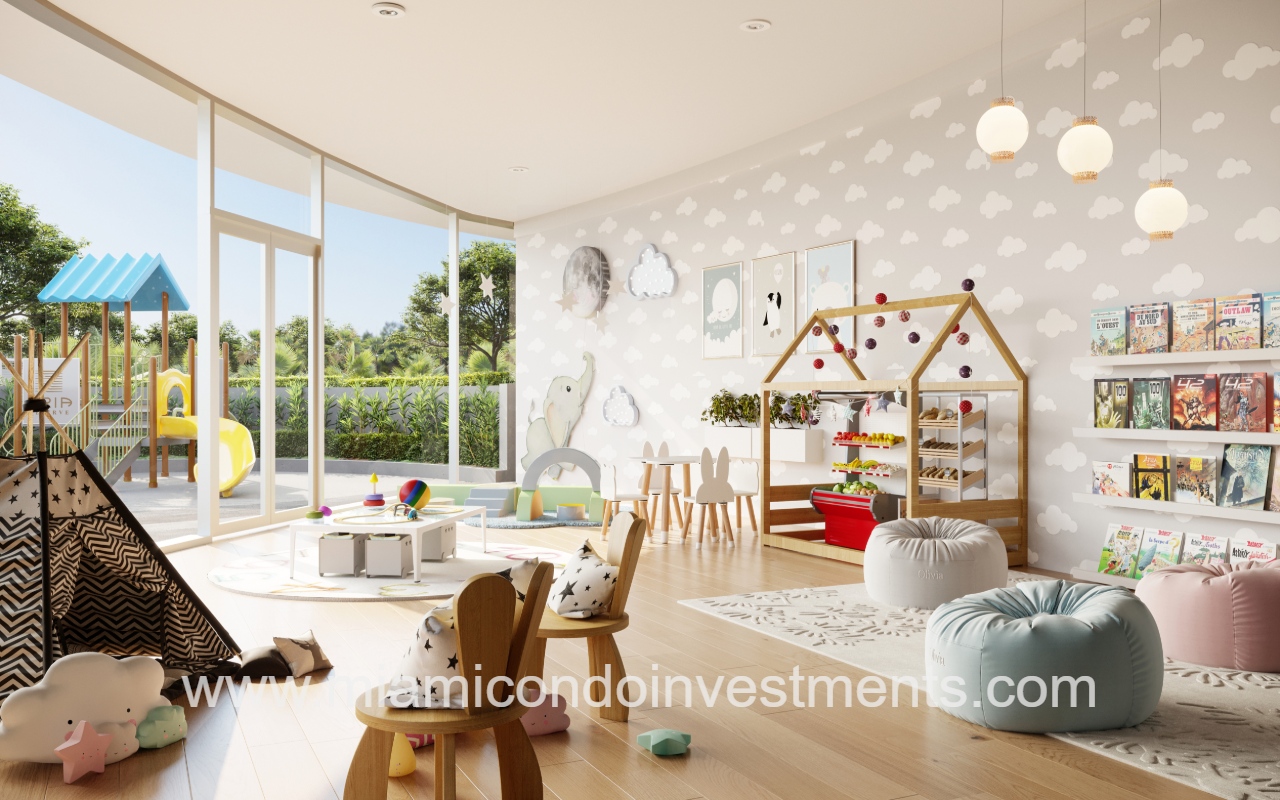 Aria Reserve North condominium building kids play area