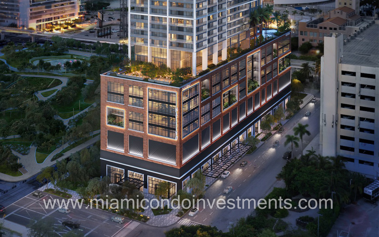 Natiivo Miami drone rendering