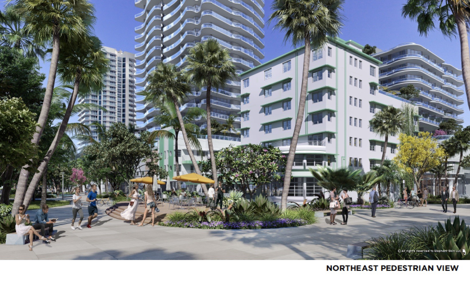 Northeast Pedestrian View of Ocean Terrace Northeast Pedestrian View of Ocean Terrace