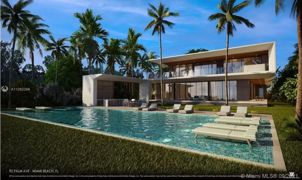 Modern Spec Mansion on Palm Island