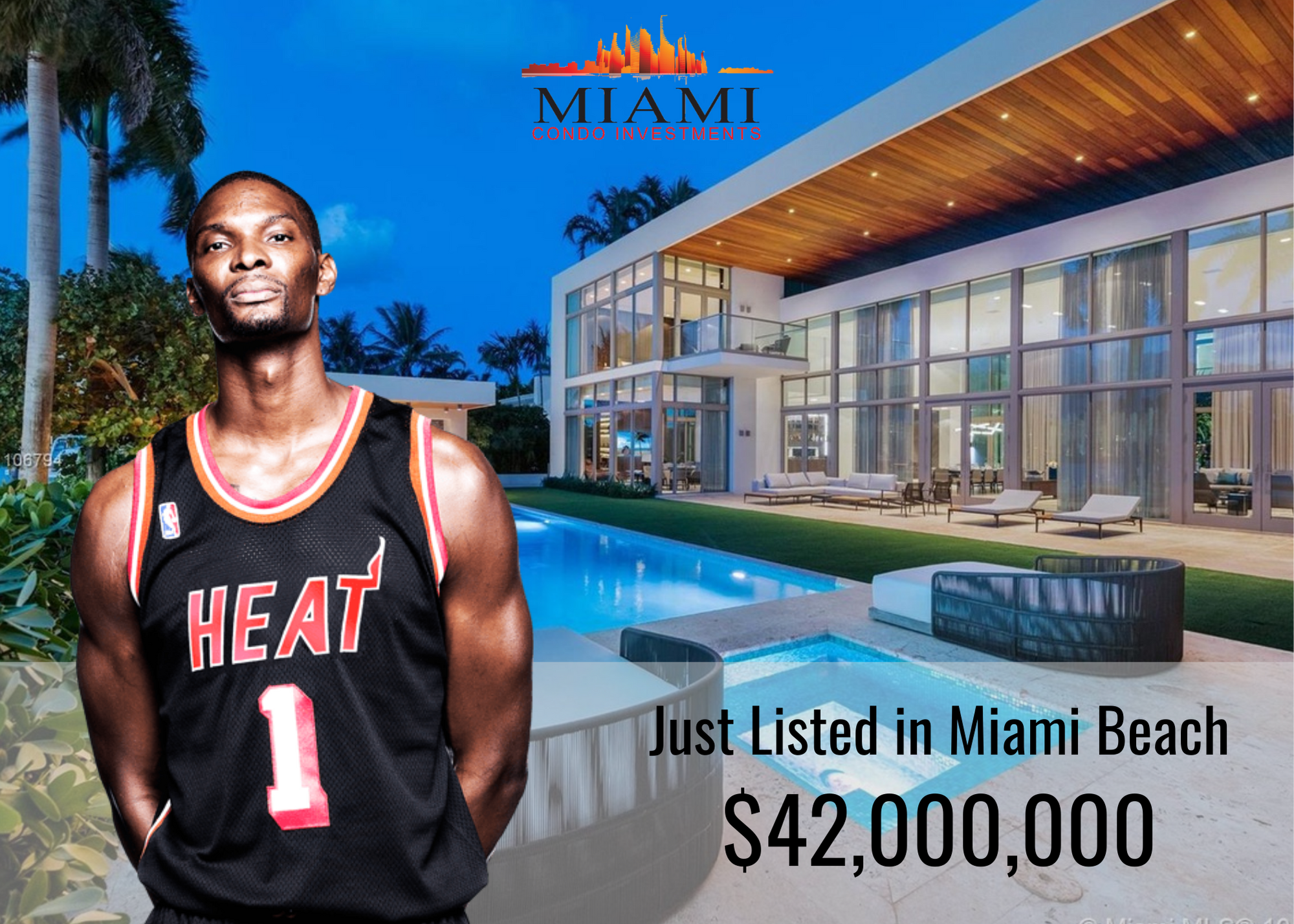 Chris Bosh's Previous Miami Beach Mansion 